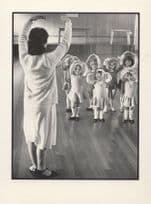 Children At Ballet Class Learning To Dance Photo Award Postcard