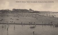 Childrens Paddling Pool Margate Antique Postcard