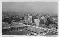 Chile Santiago Panorama Old Real Photo Postcard