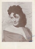 Chili Bouchier Cleopatra Silent Film Actress Large 1954 Hand Signed Photo