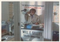 Chimpanzee Telephone Salesman Monkey Comic Postcard