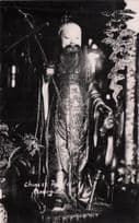Chinese China Buddha at Penang Temple Malaysia Old Real Photo Postcard
