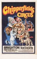 Chipperfields Circus Brighton Railway Station Car Park Poster Postcard