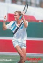 Chris Bailey Tennis Champion Rare Early Publicity Card Photo