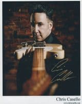 Chris Casello Rockabilly Blues Jazz Guitarist 10x8 Hand Signed Photo