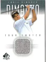 Chris DiMarco 2001 Tour Swatch Worn Shirt Golf Rare Limited Edition Card