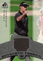 Chris DiMarco Authentic Fabrics 2005 SP Golf Upper Deck Worn Shirt Card