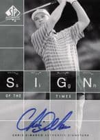 Chris DiMarco Sign Of The Times Hand Signed 2002 SP Golf Autograph Card