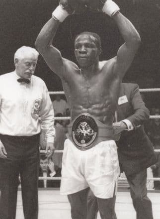 Chris Eubank Brighton Victory Rare Media Boxing Photo