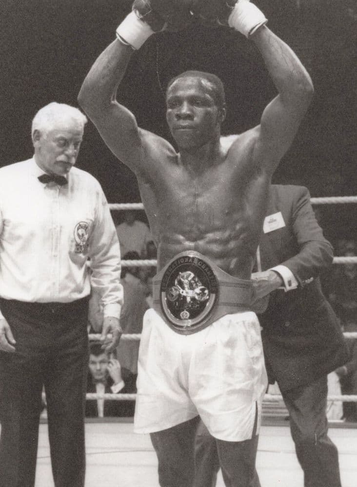 Posh Boxer Chris Eubank Brighton Victory Rare Media Boxing Photo