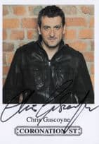 Chris Gascoyne Coronation Street Hand Signed Cast Card