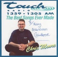 Chris Moore Touch Radio Red Dragon Welsh Head Of Music Hand Signed Photo