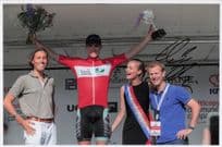 Chris Opie British Cyclist Bike Channel–Canyon 12x8 Hand Signed Photo