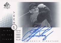 Chris Perry Sign Of The Times Hand Signed 2001 SP Golf Autograph Card