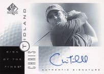 Chris Tidland Sign Of The Times Hand Signed 2001 SP Golf Autograph Card