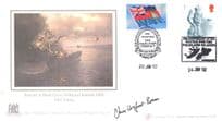 Chris Wreford Brown Falklands War Submarine Commander Hand Signed FDC