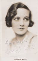 Chrissie White Silent Film Star Henry Edwards Antique Hand Signed Postcard Photo