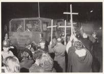 Christian Campaign For Nuclear Disarmament With Missile Launcher 1986 Postcard