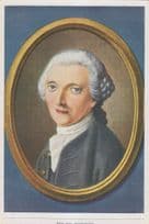 Christian Furchtegott Gellert German Poet Rare Antique Cigarette Card