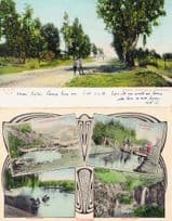 Christiana Street Transvaal 2x Old South Africa Postcard s