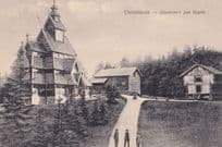 Christiania Stavkirken Paa Bygdo Antique Norway Postcard