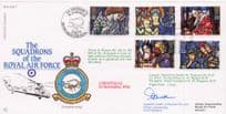 Christmas 1992 M Faulkner Military Squadrons Of The RAF Hand Signed FDC