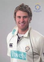 Christopher Benham Hampshire Cricket Team Player Rose Bowl 2008 Postcard