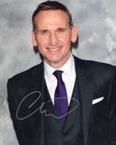 Christopher Eccleston of Dr Who 10x8 Hand Signed Photo
