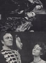 Christopher Plummer In Shakespeare Stratford 2x Postcard s