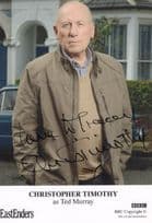 Christopher Timothy as Ted Murray Eastenders Hand Signed Cast Photo
