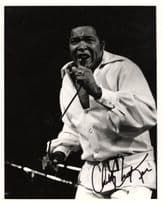 Chubby Checker Live In Concert Vintage Large 10x8 Hand Signed Photo