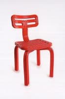 Chubby Red Chair Dirk Vander Kooij Dutch Robot Designer Exhibit Postcard