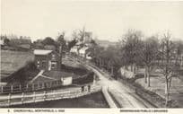 Church Hill Northfield in Victorian Birmingham Real Photo Postcard