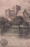 Church Of St Cross Winchester Old Bishop Henry Seal Phillimore Postcard