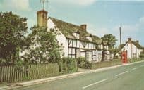Church Road BT Telephone Box Eardisley Herefordshire 1970s Postcard