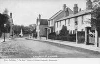 Church Street Exning Suffolk Vintage Rare Postcard