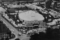 Circus Krone Luftaufnahme Circus Tent Car Park German Photo Postcard