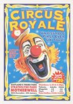 Circus Royale First UK Tour Strathclyde Park Motherwell Poster Postcard