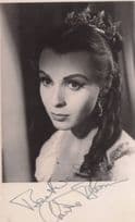 Claire Bloom Vintage Hand Signed Photo