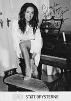 Claire Ross Brown Denmark TV Film Actress Come Dine With Me Hand Signed Photo