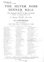 Claridges 1936 Dinner Ball Large Invitation Duke Duchess Of York