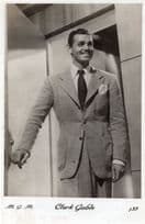 Clark Gable of Gone With The Wind Antique 155 MGM Photo Postcard