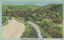 Classic Car Kippen Ontario Canada Old Greetings Postcard