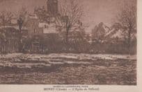 Claude Monet L'Eglise De Velheuil Luxembourg Museum Painting Postcard