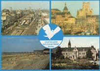 Cleveland Nuclear Free Zone Military Peace Anti War Postcard