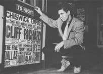 Cliff Richard Old Concert Poster Star Of Oh Boy TV Show Poster Postcard
