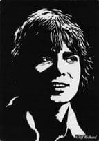 Cliff Richard Stunning Vintage Shadow Sketch Art Postcard