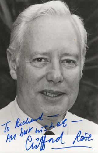 Clifford Rose Dr Who Vintage Original Hand Signed Photo