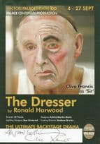 Clive Francis The Dresser Ronald Harwood Hand Signed Theatre Flyer