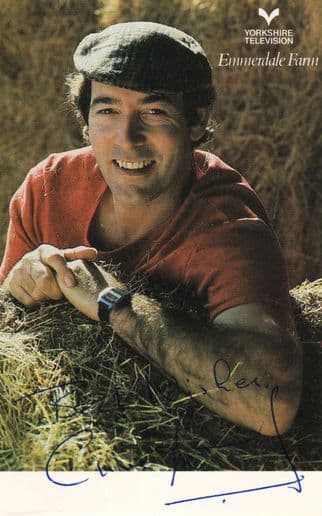 Clive Hornby as Jack Sugden ITV Emmerdale Hand Signed Cast Card Photo